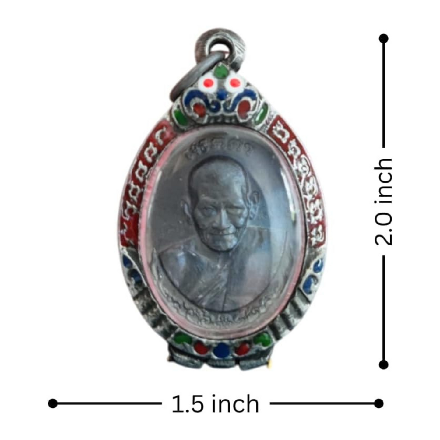 Luang Pu Maha Sila Phraya Hanuman Metta Model Coin Thai Amulet