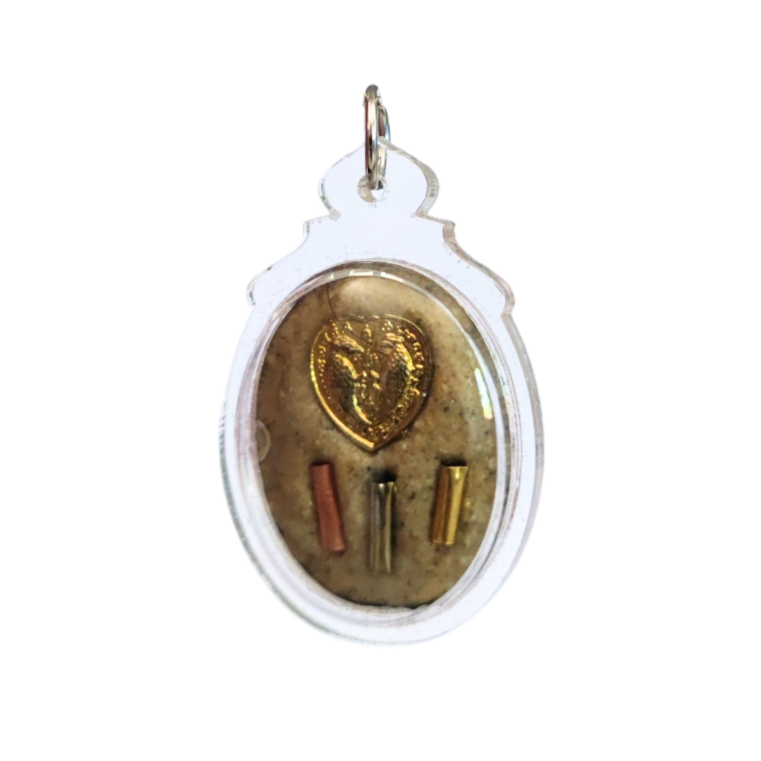 Luang Pu.Hong Pendant Sarika Back for Luck & Charm