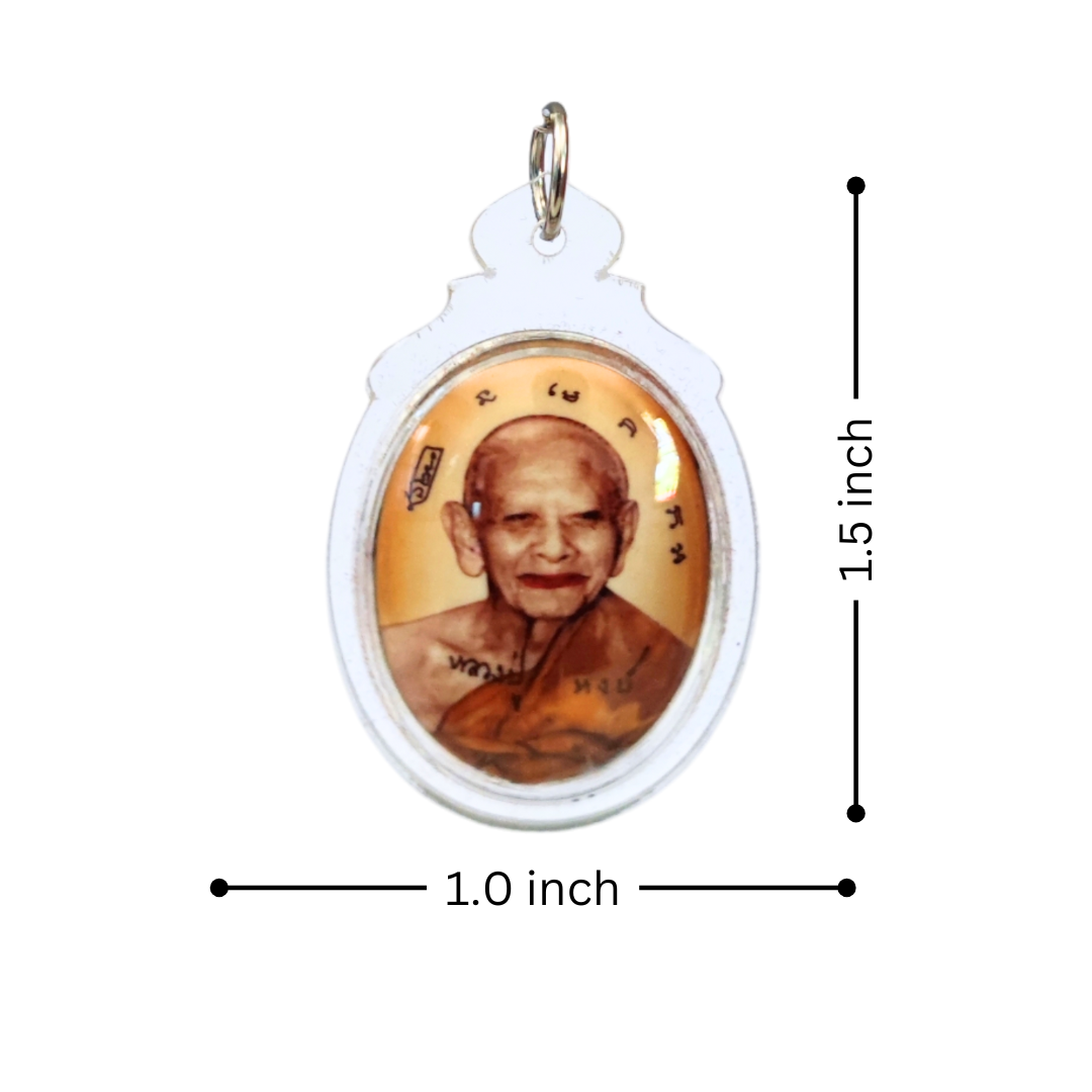 Luang Pu.Hong Pendant Sarika Back for Luck & Charm
