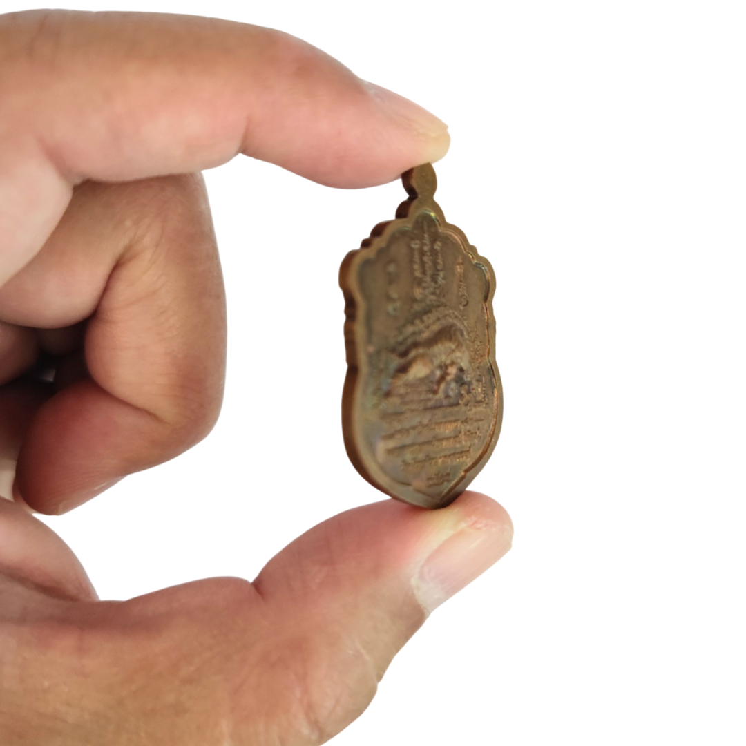 Sema Phayak Sacred Medal – LP Phat Amulet for Energy, Luck & Legacy (Huai Duan 2021)