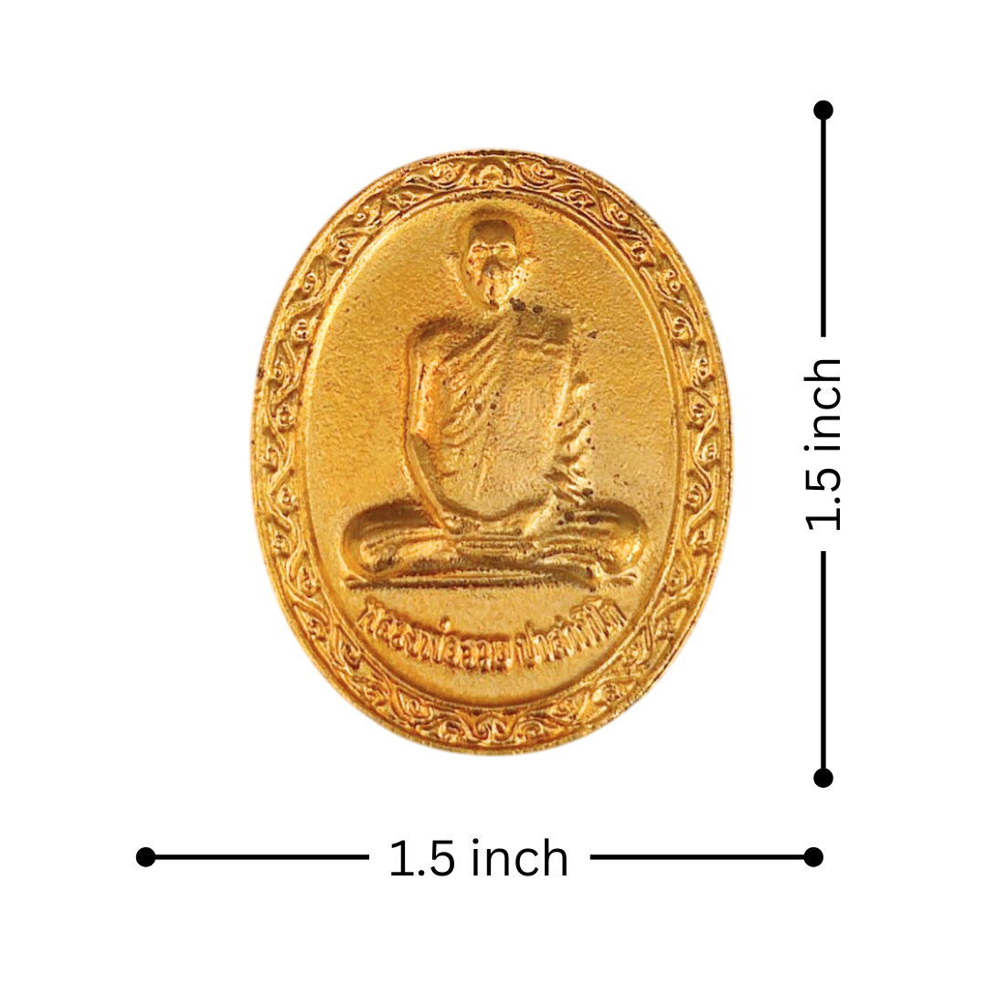 Thai Amulet | LP Ruay Commemorative Coin | Ruay Ruay Ruay Model 2009 | Wat Tako Cultural Collectible