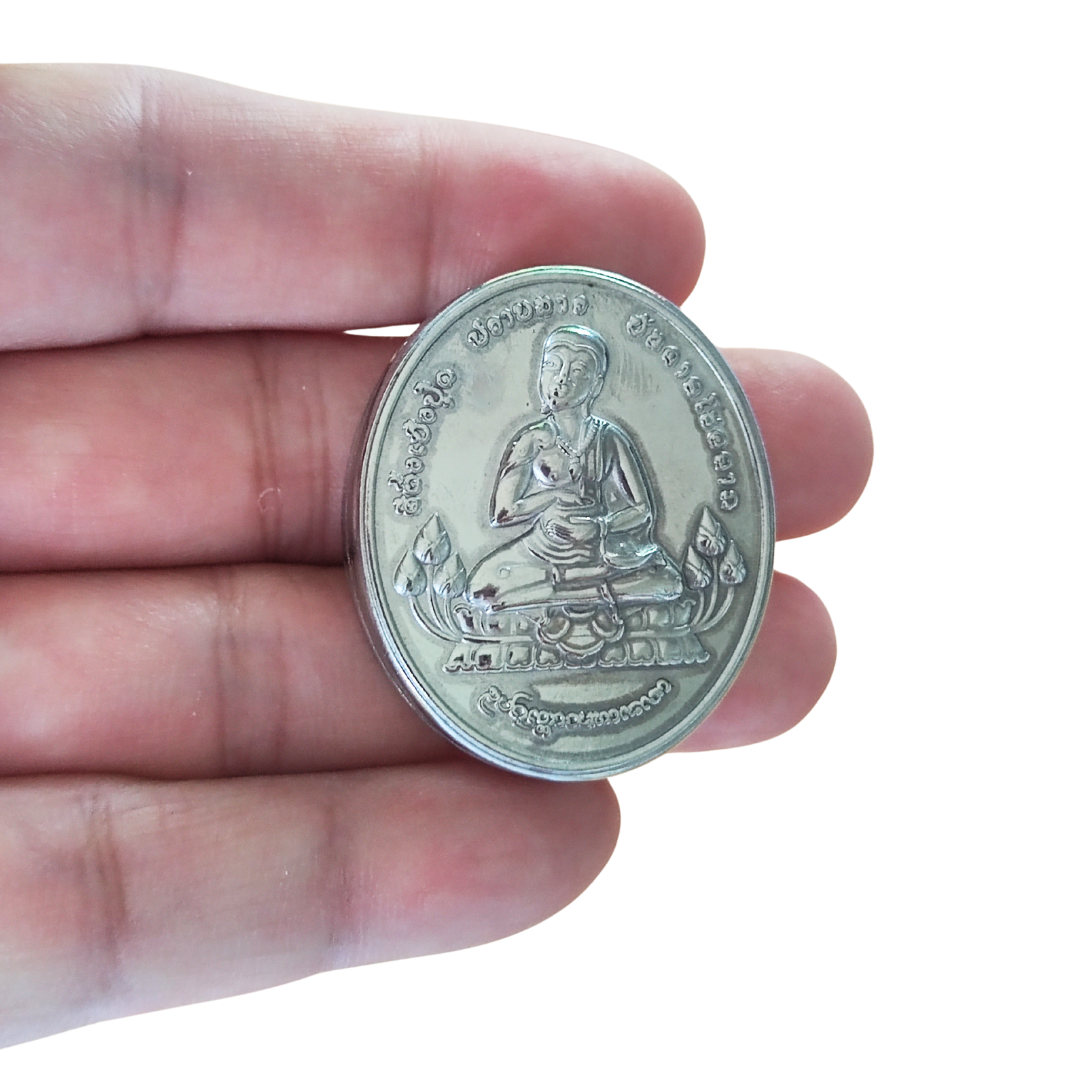 Si Phueng Phra Upakut Wax Charm – Thai Ritual Object from Wat Upakut