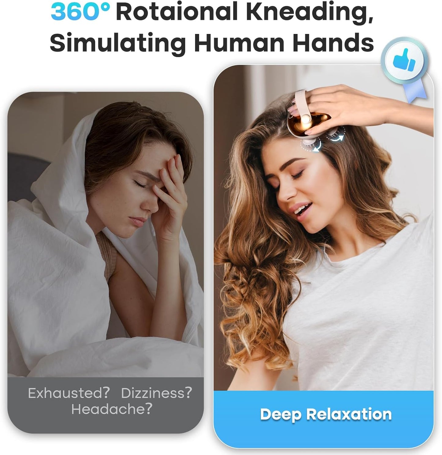 Arboleaf Electric Scalp Massager | 5-in-1 Waterproof Head Massager with 128 Nodes | For Relaxation, Hair Wellness & Gifting