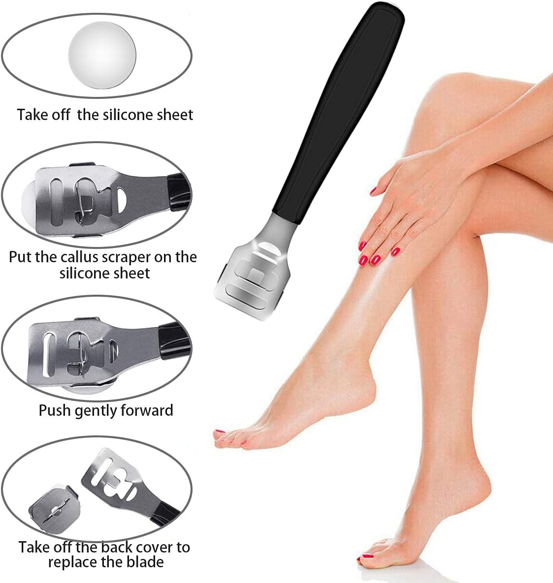 36-in-1 Pedicure Kit | Professional Foot Care Set with Rasp, Clippers & Files | At-Home or Travel Spa Tool Kit