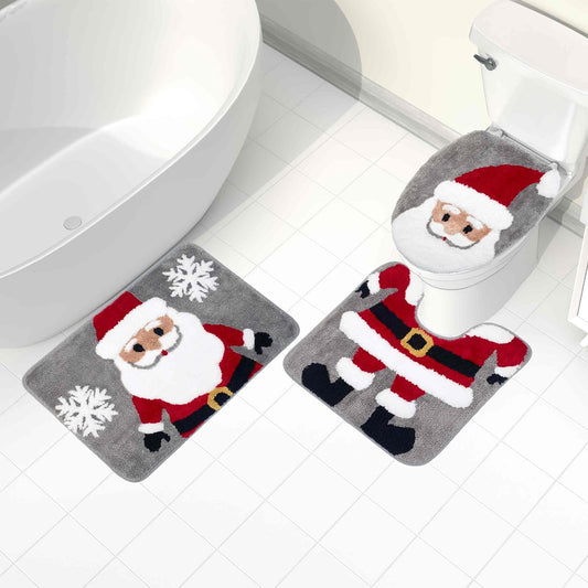 Avanti Linens Bath Rug Set – 3-Piece Holiday Home Decor for Cozy Bathrooms