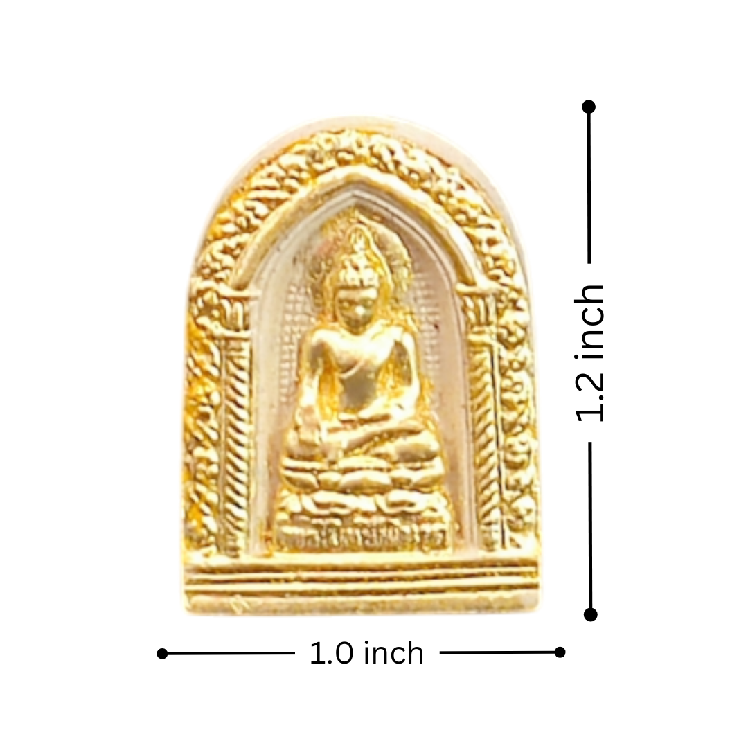 Gold-Plated Phra Phairi Phinat Amulet – Wat Bowonniwet 100-Year Edition (2013)