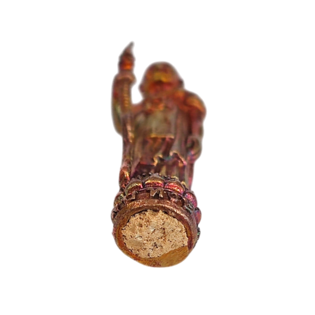 LP Hong Thai Amulet Statue – Sacred Cane Holding Talisman for Fortune, Protection & Success