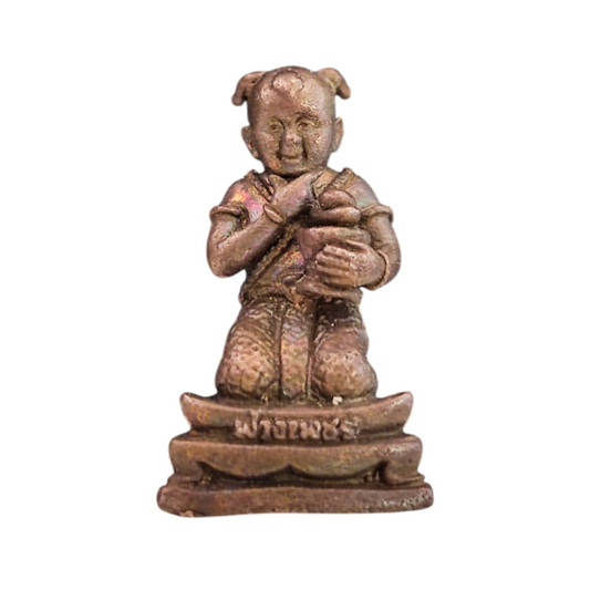 Kuman Khong Thong Amulet Statue LP Hong – Sacred Talisman for Prosperity & Home Protection