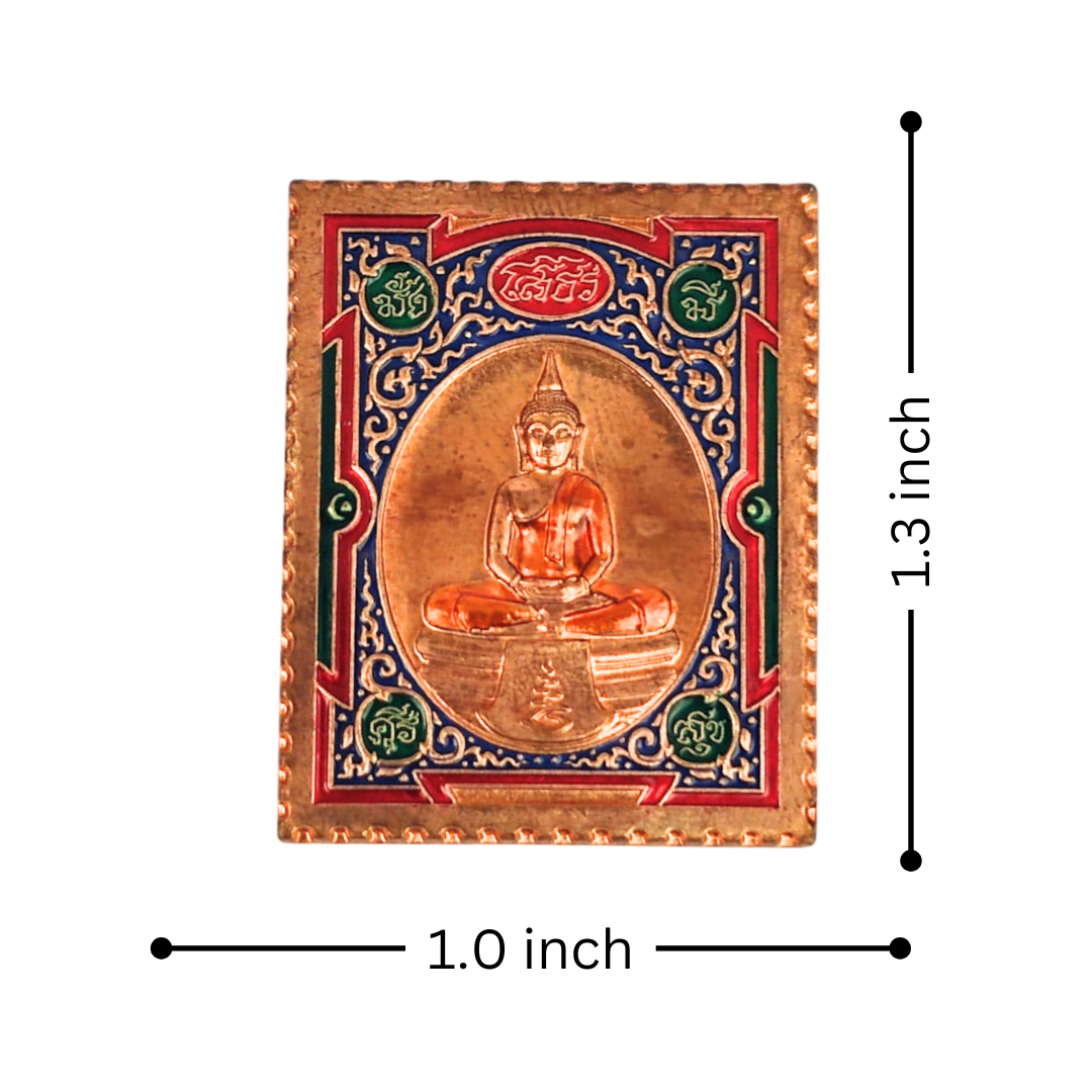 Rare LP Sothon Coin Amulet – Thao Wessuwan Thai Talisman for Protection & Fortune