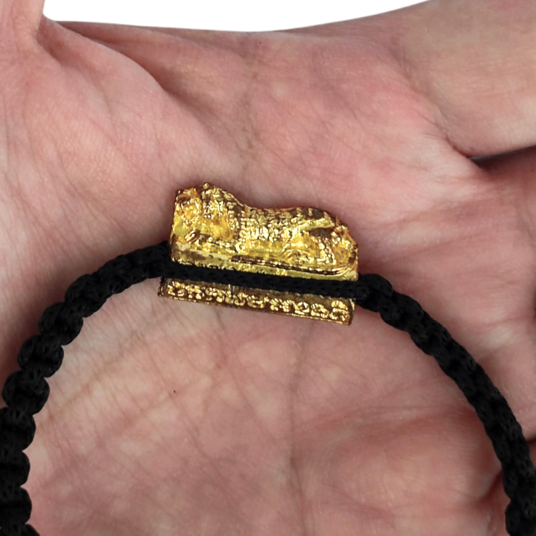 Small Tiger Takrut Bracelet – LP Pern Sacred Thai Amulet for Fortune & Protection
