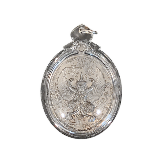 Garuda Wessuwan Amulet – Divine Shield of Fortune by LP Pat (Wat Huay Duan)