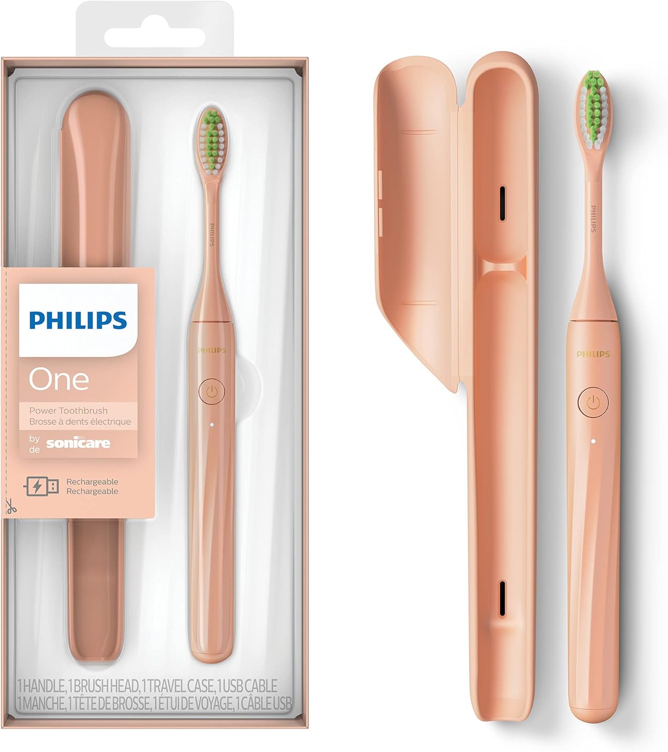 Rechargeable Electric Toothbrush - Philips One by Sonicare (Shimmer)