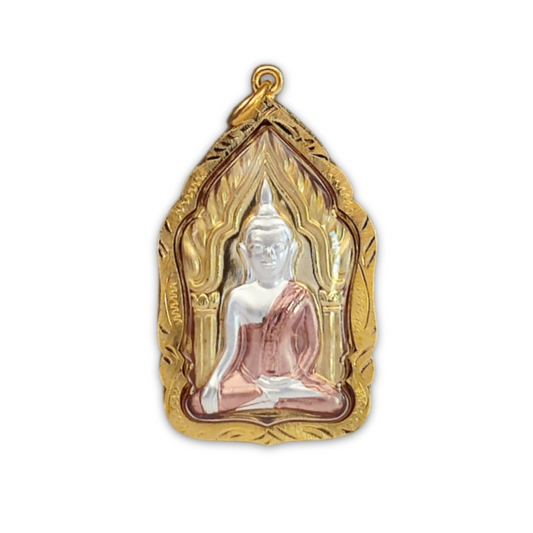 Phra Khun Paen amulet displayed with cultural reverence and spiritual meaning