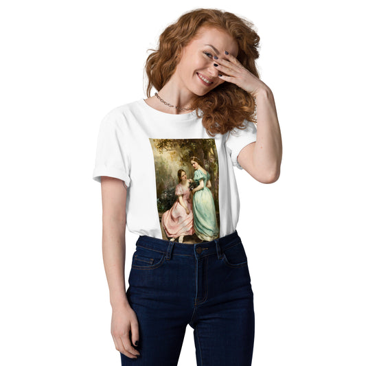 Minimalist T-shirt with inspirational quote in clean typography
